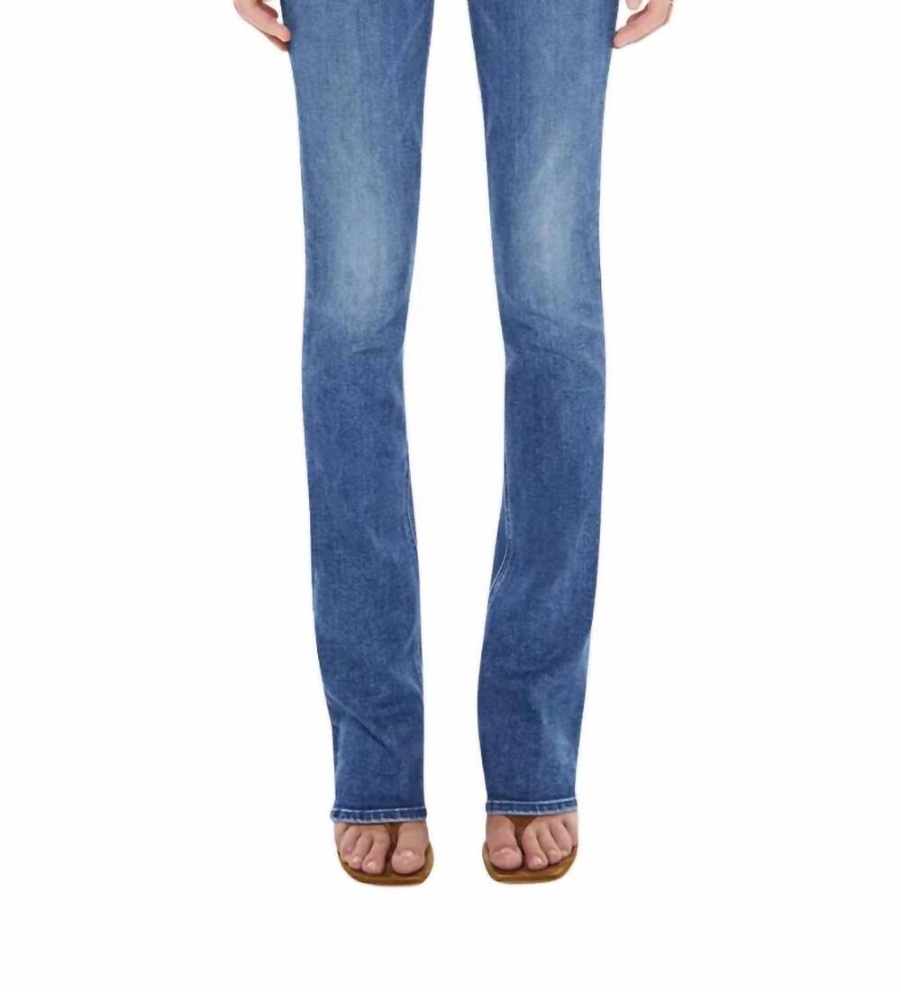 NEW MOTHER women's runaway denim jean in prized possession
